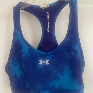 Under Armour Women's Blue Tie-Dye Sports Bra